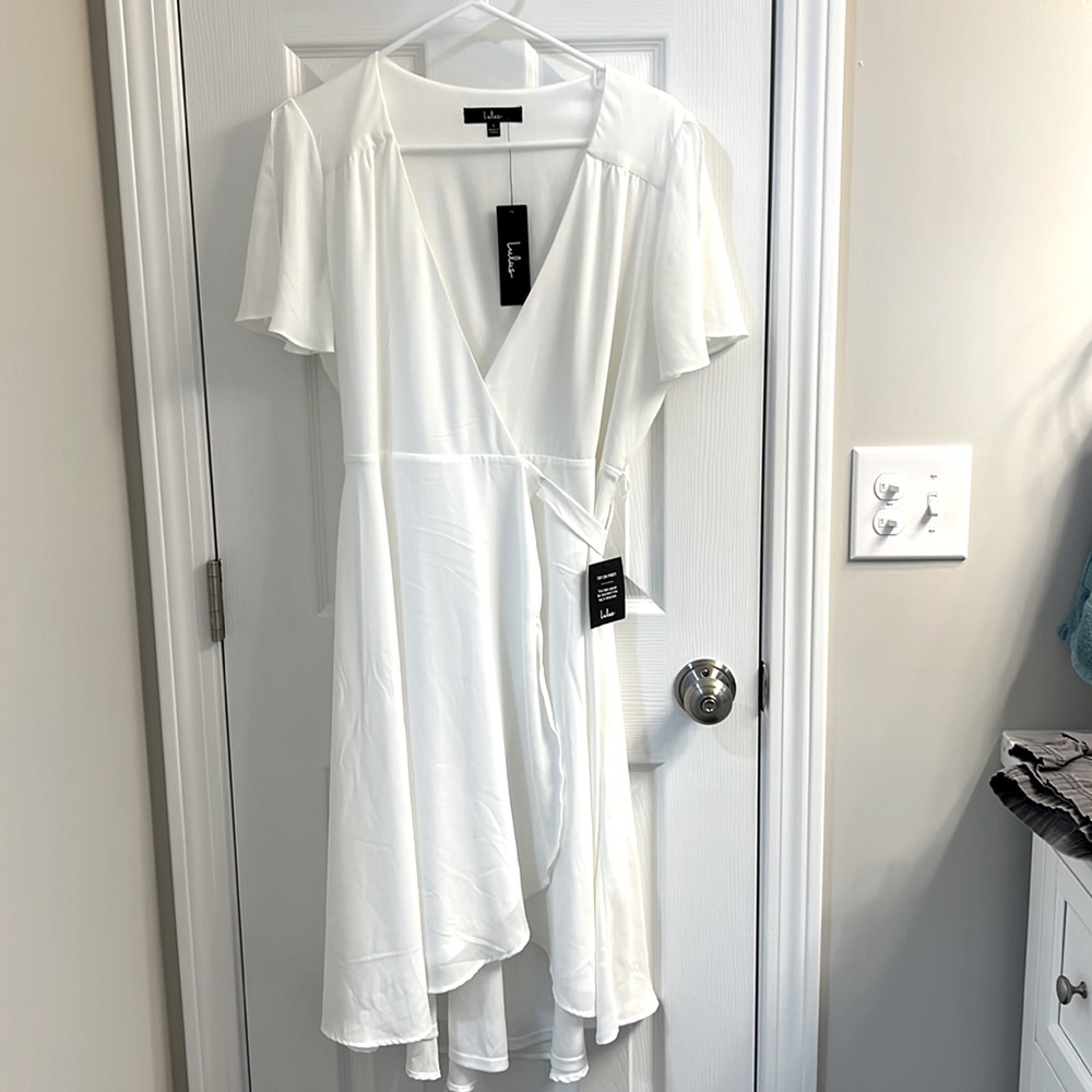white dress